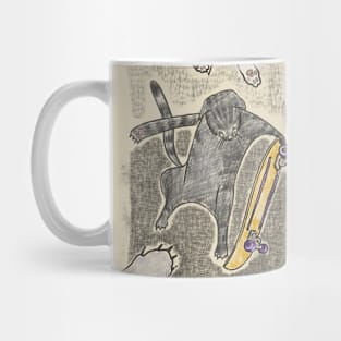 Skating Cats Mug